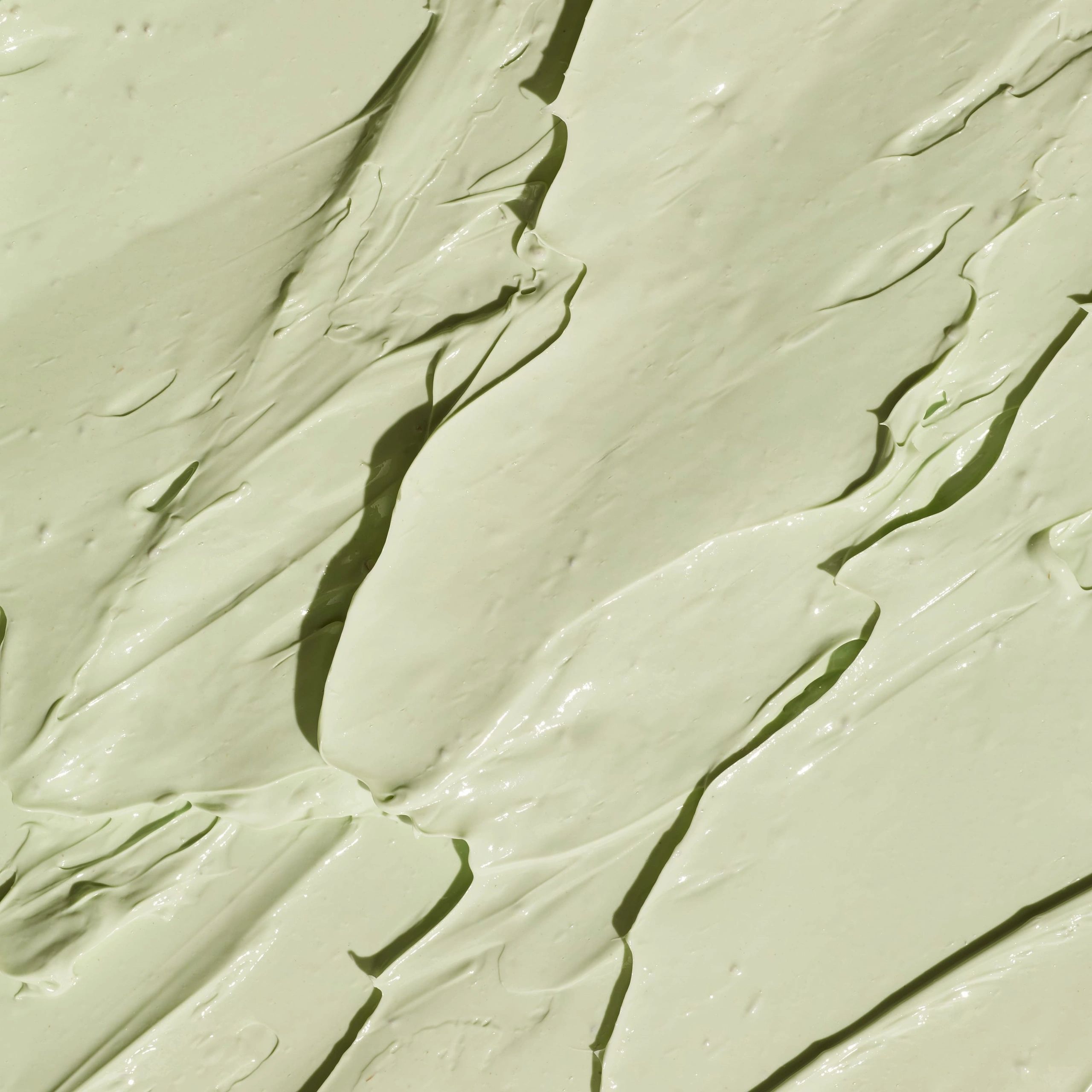 Green clay mask texture